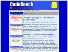 Tablet Screenshot of codebench.co.uk